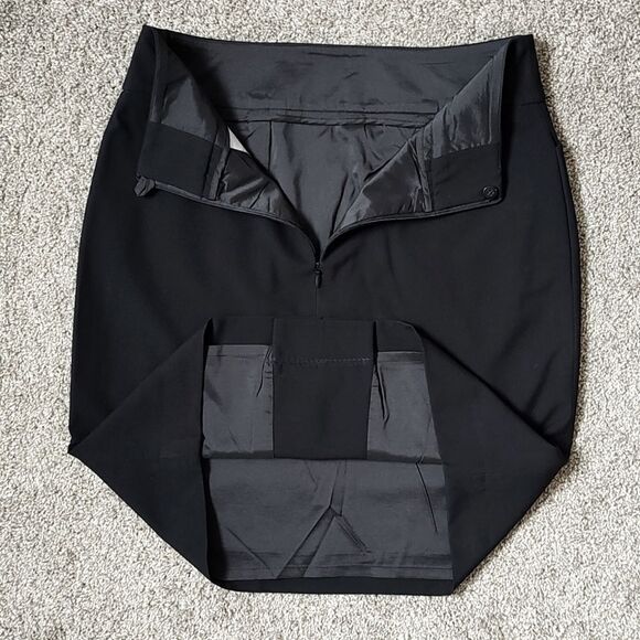 New With Tags Biz Collection Size 4 Womens Classic Black Knee Length Skirt - Picture 6 of 12